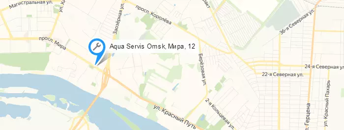map Aquq Servis Omsk 